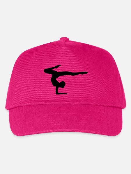 Turnerin turnen Bodenturnen Kustturnen Gymnastic - Kinder Basecap - Fuchsia