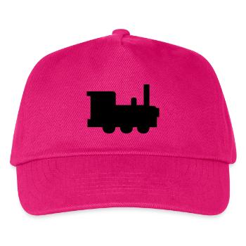 Lokomotive - Kinder Basecap - Fuchsia - Vorne