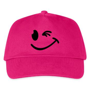 cool_face__f1 - Kids’ Baseball Cap - fuchsia - Front