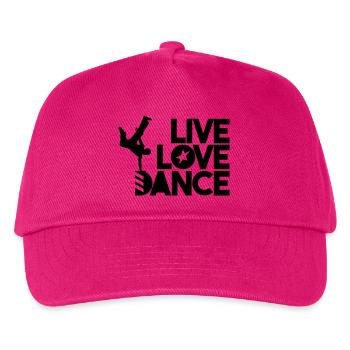 Live Love Dance - Kinder Basecap - Fuchsia - Vorne