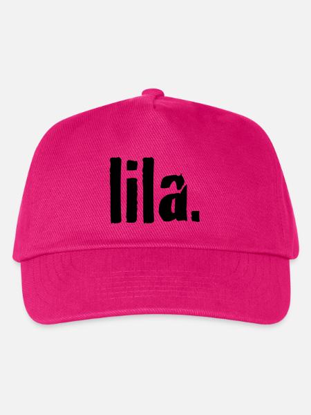 lila - Kinder Basecap - Fuchsia