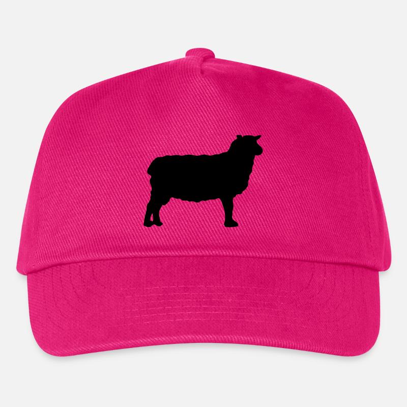 sheep sheep silhouette shadow Shadow2 - Kids’ Baseball Cap - fuchsia
