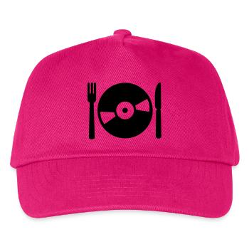 Vinyl - Kids’ Baseball Cap - fuchsia - Front