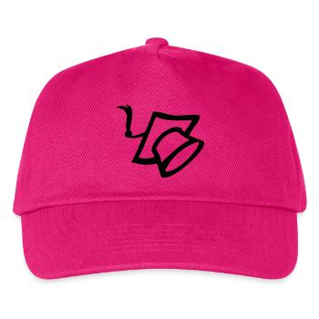 studentenkappe - Kinder Basecap - Fuchsia - Vorne