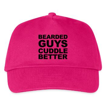 Beards - Kids’ Baseball Cap - fuchsia - Front