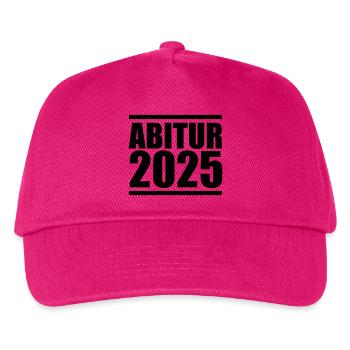 abitur 2025 - Kinder Basecap - Fuchsia - Vorne