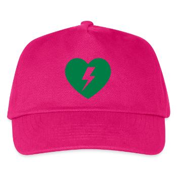 AED Notfall-Defibrillator Erste Hilfe - Kinder Basecap - Fuchsia - Vorne