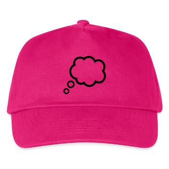 Sprechblase - Kinder Basecap - Fuchsia - Vorne