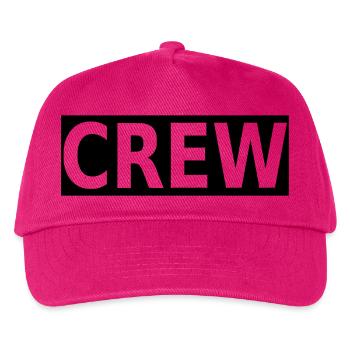 crew - Kinder Basecap - Fuchsia - Vorne