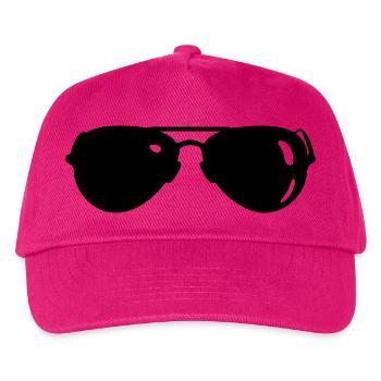 sunglasses - Kids’ Baseball Cap - fuchsia - Front
