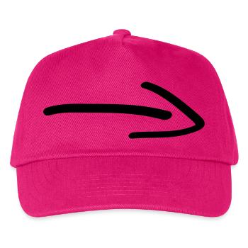 pfeil - Kinder Basecap - Fuchsia - Vorne