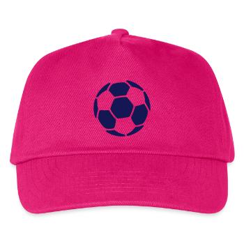 Soccer - Kids’ Baseball Cap - fuchsia - Front
