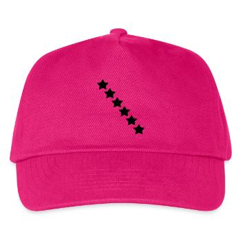 stars - Kinder Basecap - Fuchsia - Vorne