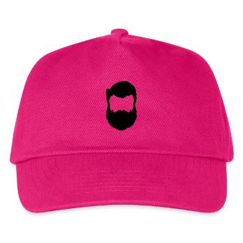 Beard - Kids’ Baseball Cap - fuchsia - Front