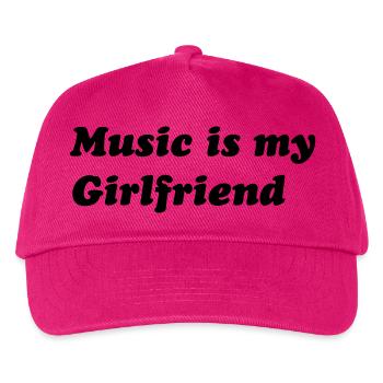 music - Kinder Basecap - Fuchsia - Vorne