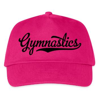 Gymnastik - Kinder Basecap - Fuchsia - Vorne