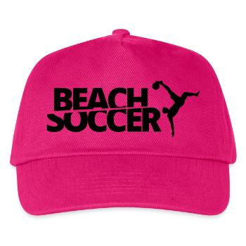 BEACHSOCCER # 1 - Kids’ Baseball Cap - fuchsia - Front