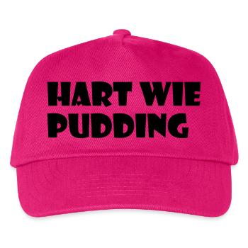 Hart wie Pudding - Kinder Basecap - Fuchsia - Vorne