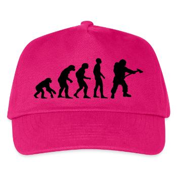 evolution pompier - Casquette de baseball Enfant - fuchsia - Devant