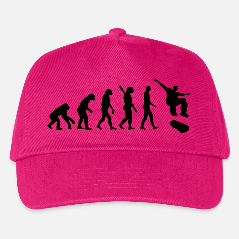 Evolution Skateboard - Kinder Basecap - Fuchsia