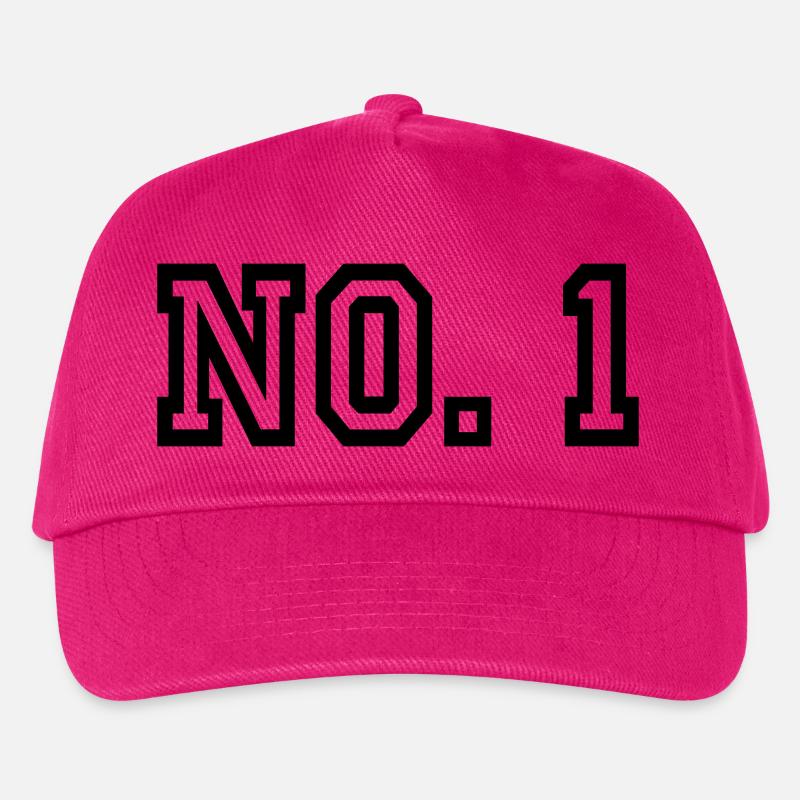 Number 1 - Kids’ Baseball Cap - fuchsia