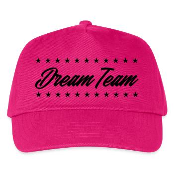 Dream Team - Kids’ Baseball Cap - fuchsia - Front