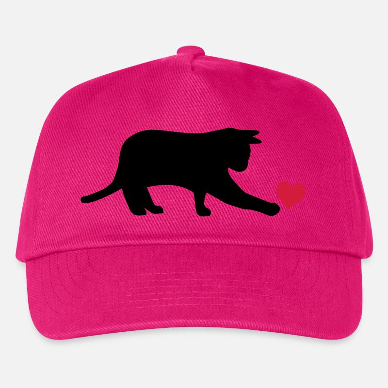 Katze - Kinder Basecap - Fuchsia
