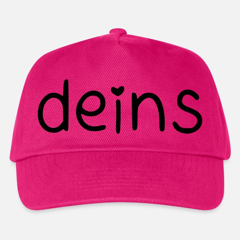 deins – mit Herz - Kinder Basecap - Fuchsia