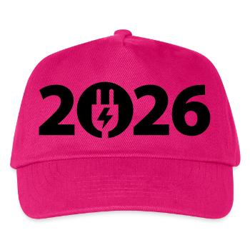 Electrician 2026, Electronics Technician 2026, Electricity 2026 - Kids’ Baseball Cap - fuchsia - Front