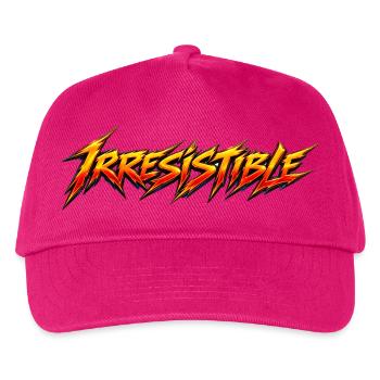 Irreistible Flames Typografie - Kinder Basecap - Fuchsia - Vorne