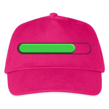 Durchschnittliche Spurweite Grün (drei Viertel) - Kinder Basecap - Fuchsia - Vorne