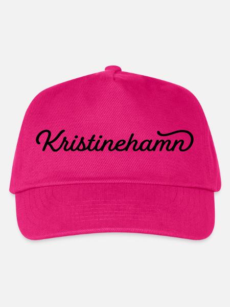Kristinehamn schwarz - Kinder Basecap - Fuchsia