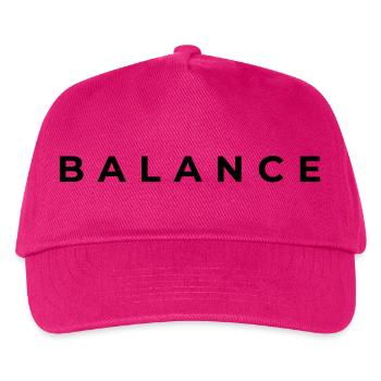 BALANCE. | Minimalist Aesthetic Streetwear - Kinder Basecap - Fuchsia - Vorne