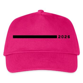 2026 Line - Kids’ Baseball Cap - fuchsia - Front