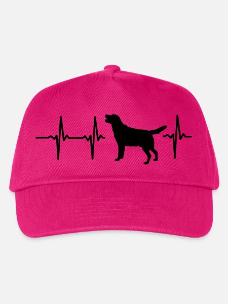 Mein Herz schlägt für Hunde! - Kinder Basecap - Fuchsia