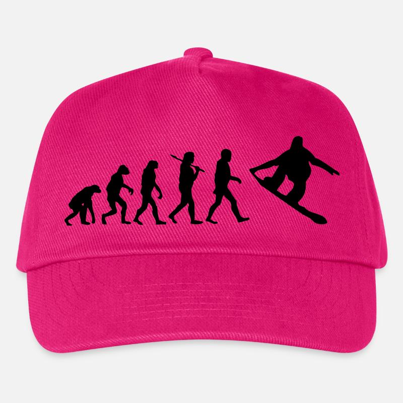 Snowboard - Casquette de baseball Enfant - fuchsia