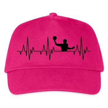 Heartbeat ECG Water Polo Water Polo Water Sports - Kids’ Baseball Cap - fuchsia - Front