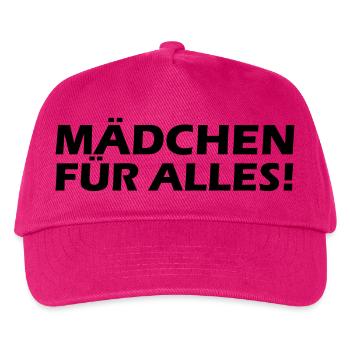 Mädchen für alles - Kinder Basecap - Fuchsia - Vorne