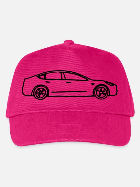 Model 3 gezeichnet - Kinder Basecap - Fuchsia