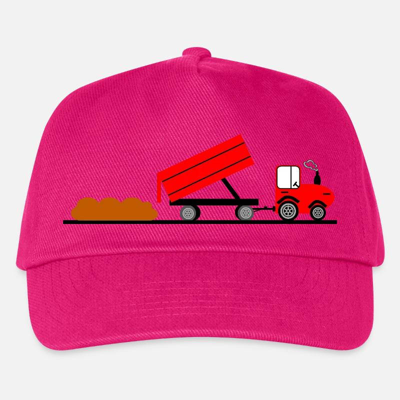 Traktor - Kinder Basecap - Fuchsia