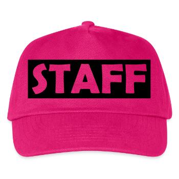 Staff - Kinder Basecap - Fuchsia - Vorne