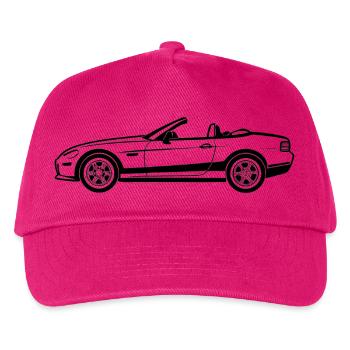 Convertible Car - Kids’ Baseball Cap - fuchsia - Front