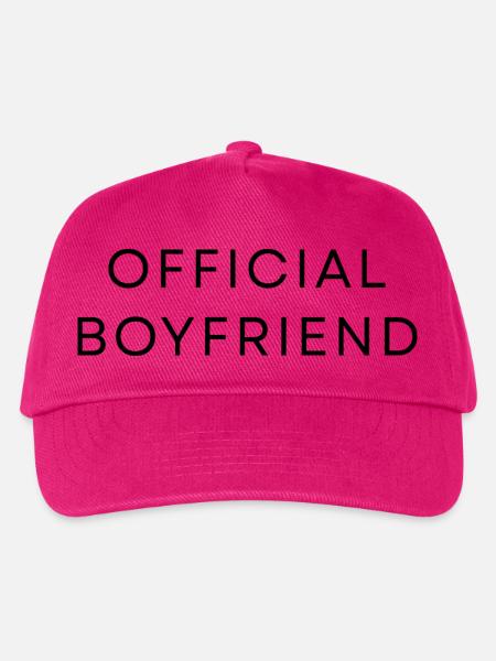 OFFICIAL BOYFRIEND - Kinder Basecap - Fuchsia