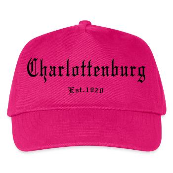 Charlottenburg 1920 Vintage Fraktur Berliner - Kinder Basecap - Fuchsia - Vorne