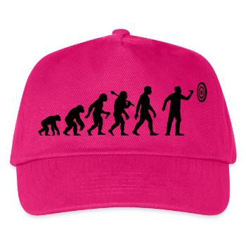 Darts Evolution Dart Zielen Auf Zielscheibe - Kinder Basecap - Fuchsia - Vorne