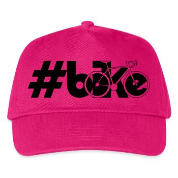 bike road bike - Kids’ Baseball Cap - fuchsia - Front