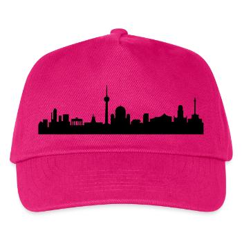 Skyline Berlin - Kinder Basecap - Fuchsia - Vorne