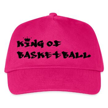 Basketball - Basket Ball - Game - Sport - Player - Kids’ Baseball Cap - fuchsia - Front