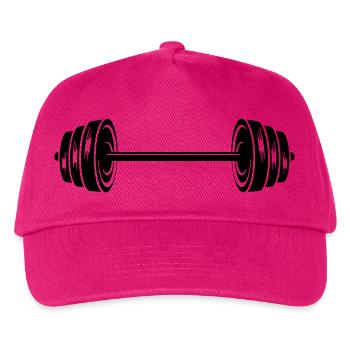 Gewichte Hanteln Scheiben Hantel - Kinder Basecap - Fuchsia - Vorne