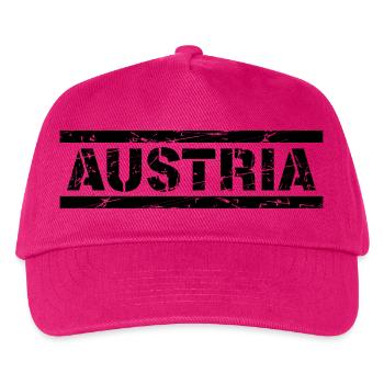 Austria - Kids’ Baseball Cap - fuchsia - Front
